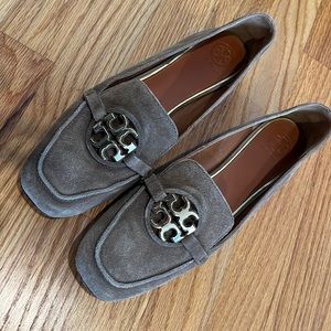 Tory Burch, suede loafers, size 9, gently worn